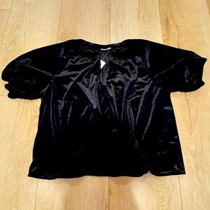 Gap velvet blouse